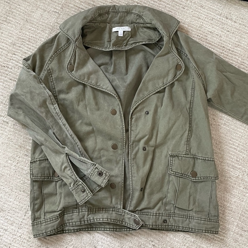 Abound Green Utility Jacket